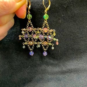 Swarovski Crystal multicolor chandelier earrings from Nordstrom